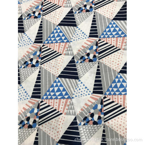 Comfortable And Cool Cotton Linen Printed Fabric